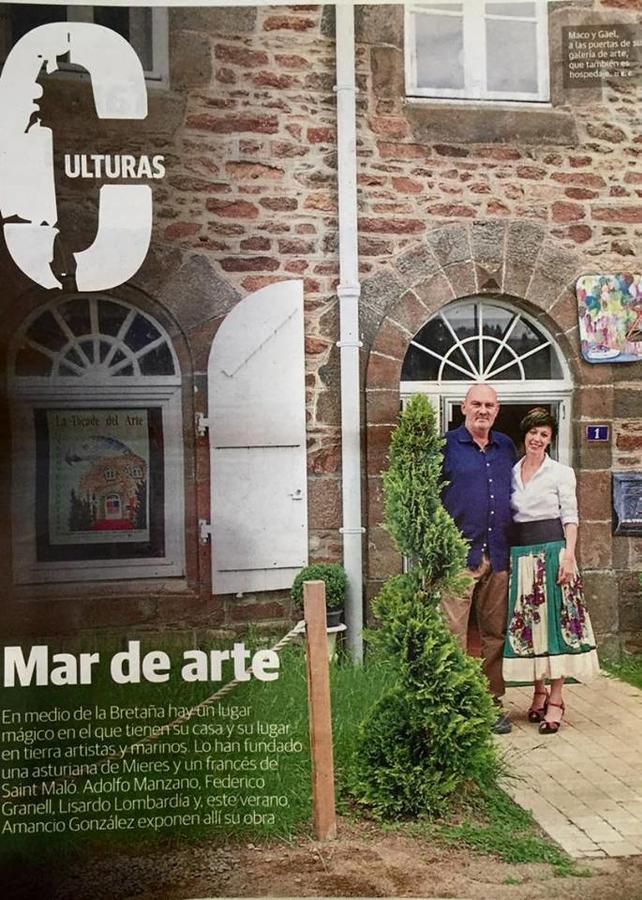 La Tocade Del Arte - Dinan Bed and Breakfast Lanvallay Buitenkant foto